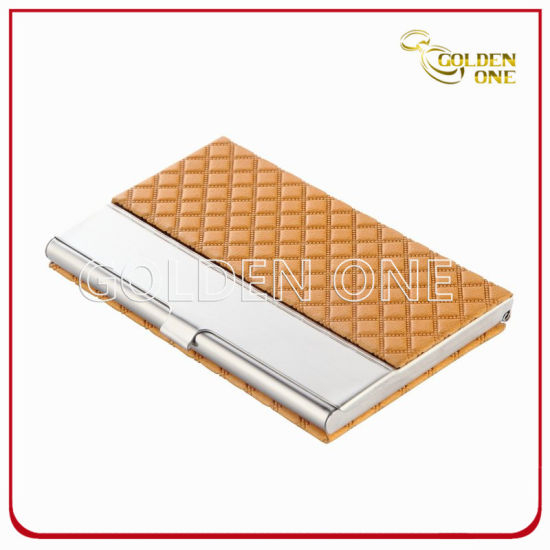 Förderung Heißer Verkauf PU Leder Namenskartenhalter