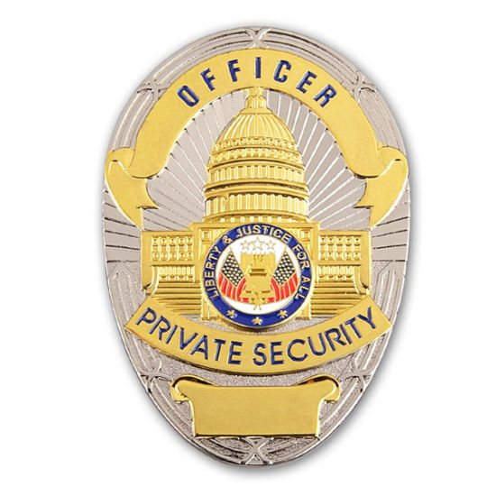Kundenspezifisches Andenken-Metalldetektiv-Offizier-Sheriff-Sicherheits-Militärpolizei-Emaille-Pin-Abzeichen