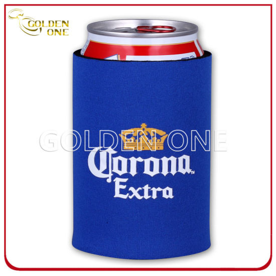 Kundenspezifischer sublimationsbedruckter Neopren-Bier-Stubby-Halter für Werbezwecke