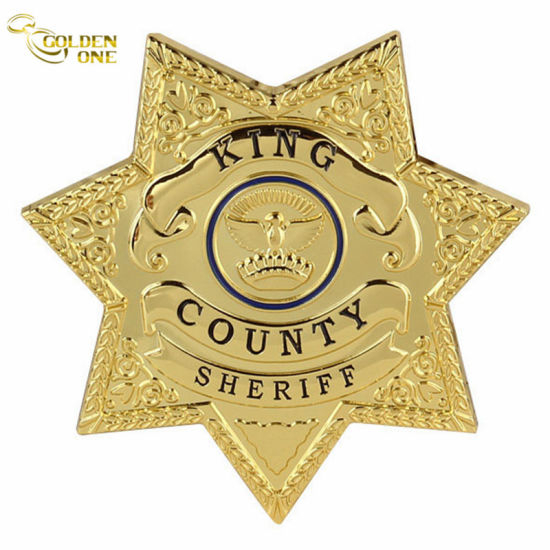 Benutzerdefiniertes zweifarbiges Metallabzeichen der US-Regierung