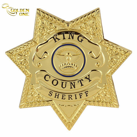 Benutzerdefiniertes zweifarbiges Metallabzeichen der US-Regierung