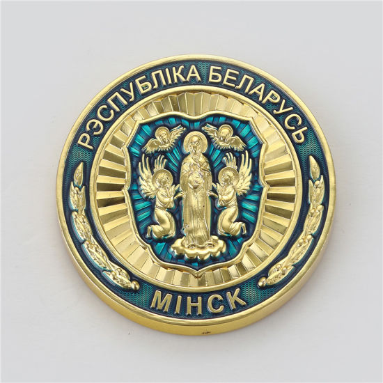 Benutzerdefinierte 3D-Logo-Küstenwache-Herausforderungsmünze (CC01)